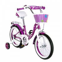 Велосипед з кошиком для дівчинки