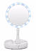Косметичне дзеркало з підсвічуванням 12 LED USB My Fold away Mirror DT, фото 3