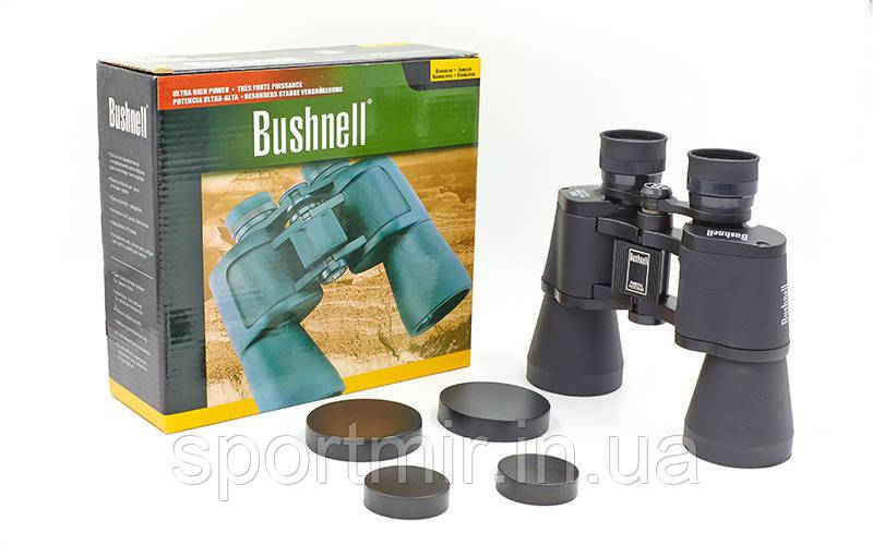 Бінокль BUSHNELL 20х50 TY-2702 (пластик, скло, PVC-чохол), фото 1