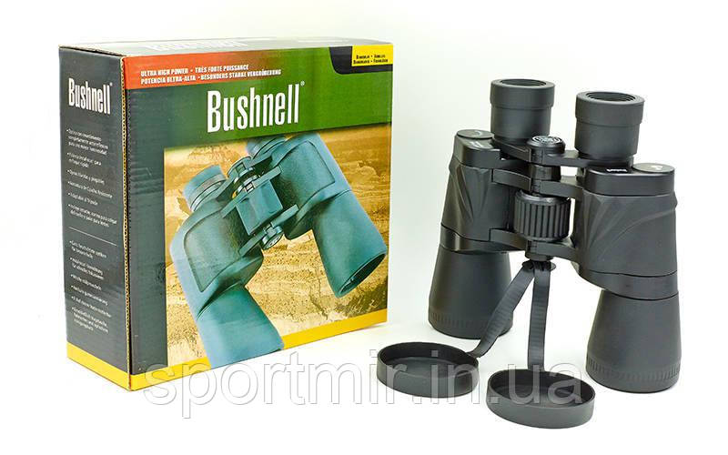 Бінокль BUSHNELL 50х50 AXT1136-B (пластик, скло, PVC-чохол), фото 1