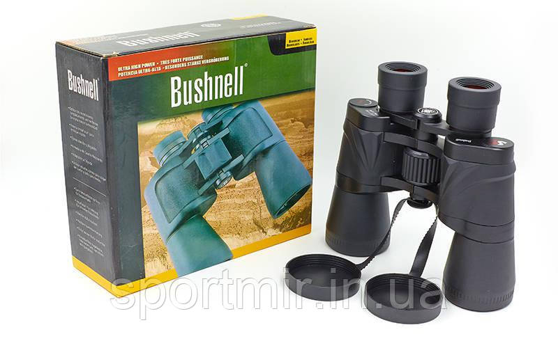 Бінокль BUSHNELL 50х50 TY-1101 (пластик, скло, PVC-чохол), фото 1