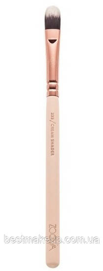 Пензель 233 Cream Shader Rose Golden Vol. 2 від ZOEVA в індивідуальному фірмовому пакованні 