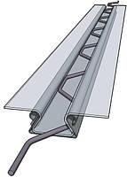 Профіль Зиг-заг для кріплення плівки в теплиці, парнику