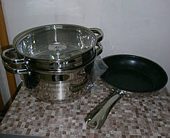 Новий якісний набір посуду на 4 предмети з Європи Blaumann BL-3178