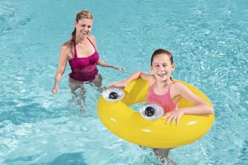 надувной круг Bestway 36119 купить дешево Детский надувной круг Bestway 36119 глазки