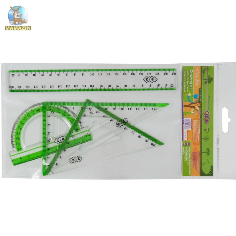 Набір лінійок 20см, салатовий ZB5680-15/104919 G-Rich, фото 1