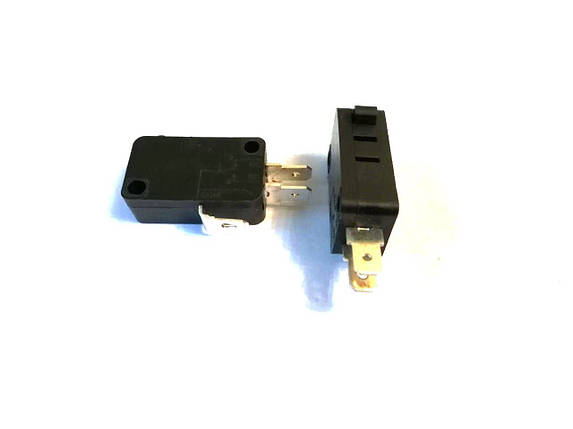 Мікроперемикач 1E4 T125 без важеля / 250V / 16A чорний, фото 1