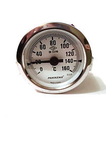 Капілярний Термометр Pakkens ø60мм / Tmax=160°С / довжина капіляра 2м / Туреччина