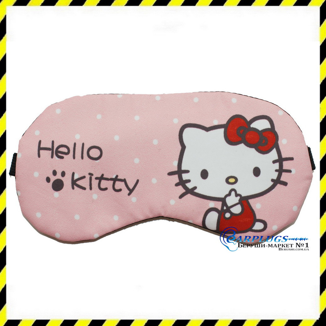 Маска для сну Silenta Hello Kitty + гелева вкладка в подарунок!