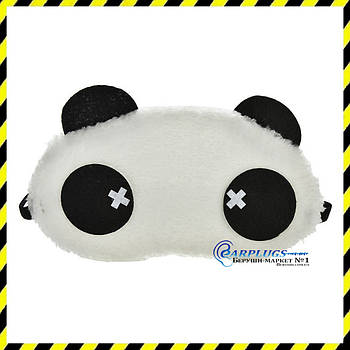 Маска для сну Silenta "Панда" хрестики.