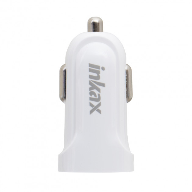 Автомобільна зарядка Inkax CD-32 на 1 USB (2.1A) біла
