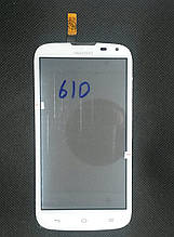 Сенсорний екран Huawei Ascend G610-U20 WHITE (тачскрин, сенсор)