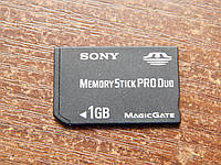 Карта памяти Sony memory stick PRO DUO 1GB