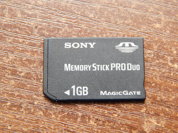 Картка пам'яті Sony memory stick PRO DUO 1GB, фото 1