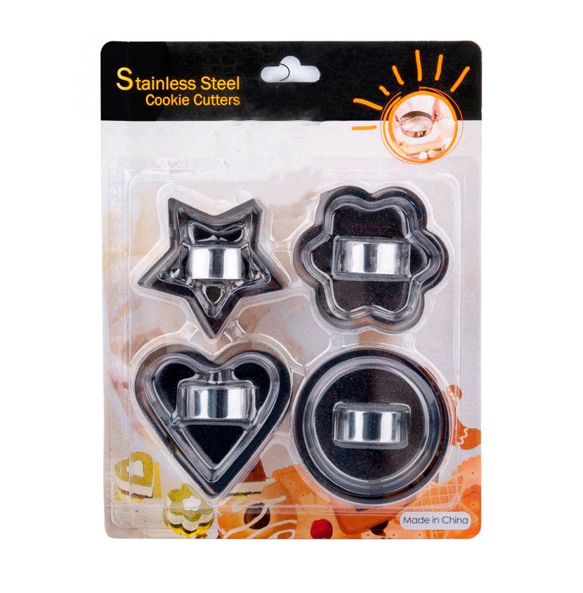 Набір форм для салатів і гарніру з пресом асорті з 4, фото 1