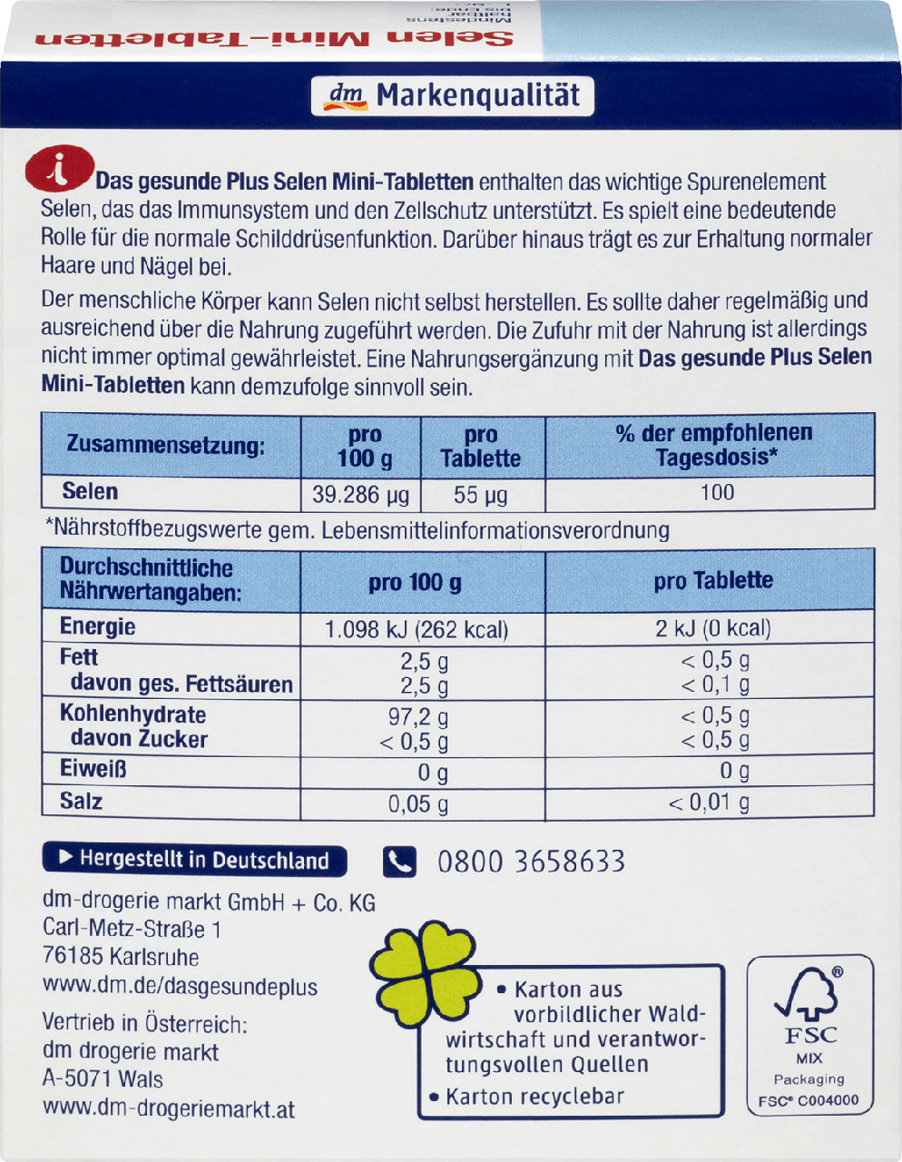 Биологически активная добавка Mivolis Selen - 55 мкг, 60 mini-tabl. - фото 2 - id-p711884638