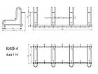 Велопарковка на 4 велосипеди Rad-4 Польща, фото 7