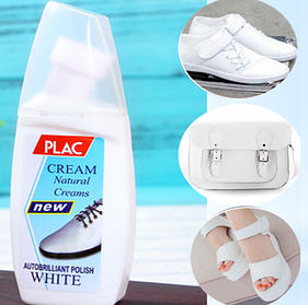 Відбілюючий крем для шкіряного взуття та сумок