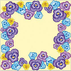 Серветка ТМ "La Fleur" 33 * 33, 2 шари, 16 шт. "Пристранні троянди"