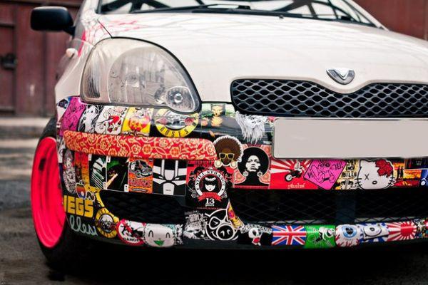 Стікер машина (мінімальне замовлення від 350 грн.)