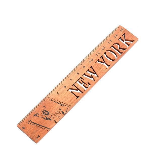 Лінійка сувенір New York дерев'яна
