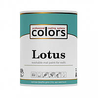 Латексная краска для стен и потолков Lotus Colors 0,9л, 2,7л, 9л