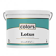 Латексна фарба для стін і стель Lotus Colors 0,9 л, 2,7л, 9 л, фото 2