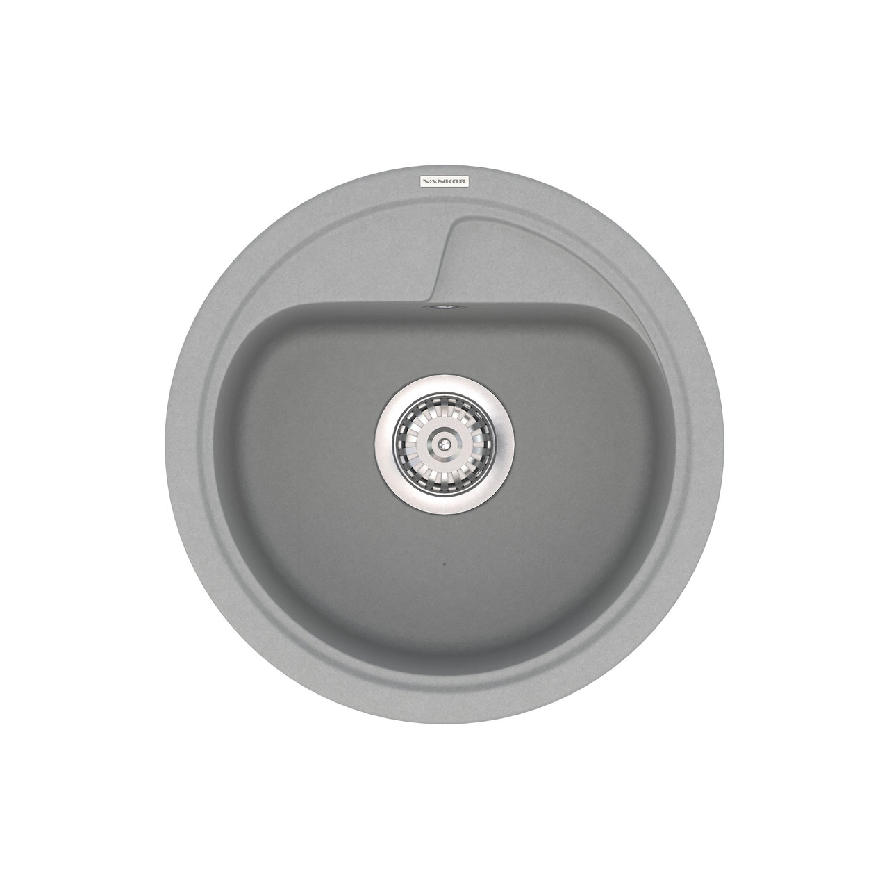Гранітна мийка Vankor Polo LMR 01.45 Gray 450, фото 1