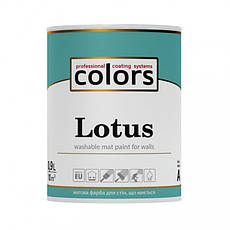 Латексна фарба для стін і стель Lotus Colors 0,9 л, 2,7л, 9 л, фото 3