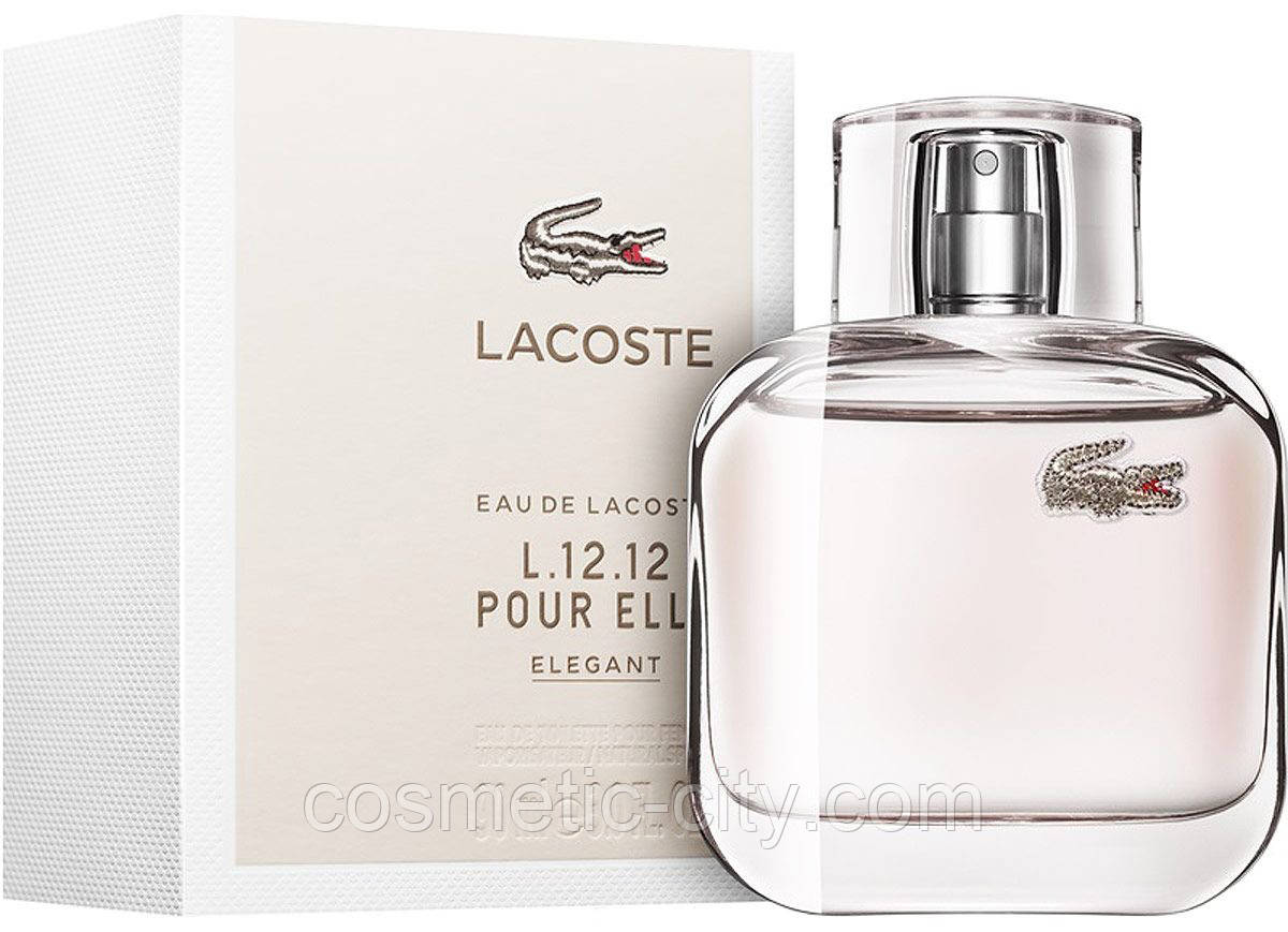 Туалетная вода Lacoste Eau De L.12.12 Pour Elle Elegant ,90 мл