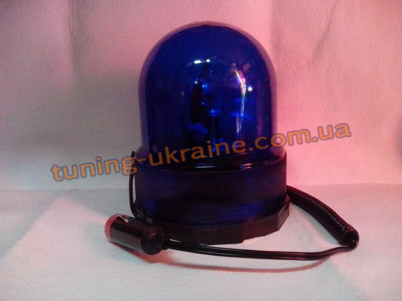 Мигалка лампова синя 12 В колба