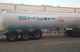 Цистерна - напівпричіп газовоз DM-LPG, 45m3 NURSAN TRAILER