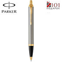 Ручка Паркер шариковая - Parker IM Brushed Metal GT BP