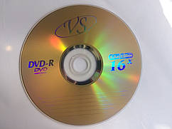 Диск DVD-R для відео VS 16x Bulk/50