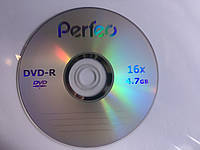 Диск DVD-R для видео Perfeo 16x Bulk/50