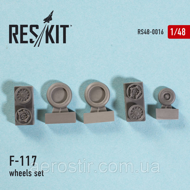 Lockheed F-117 "Nighthawk" wheels set 1/48 RES/KIT 48-0016