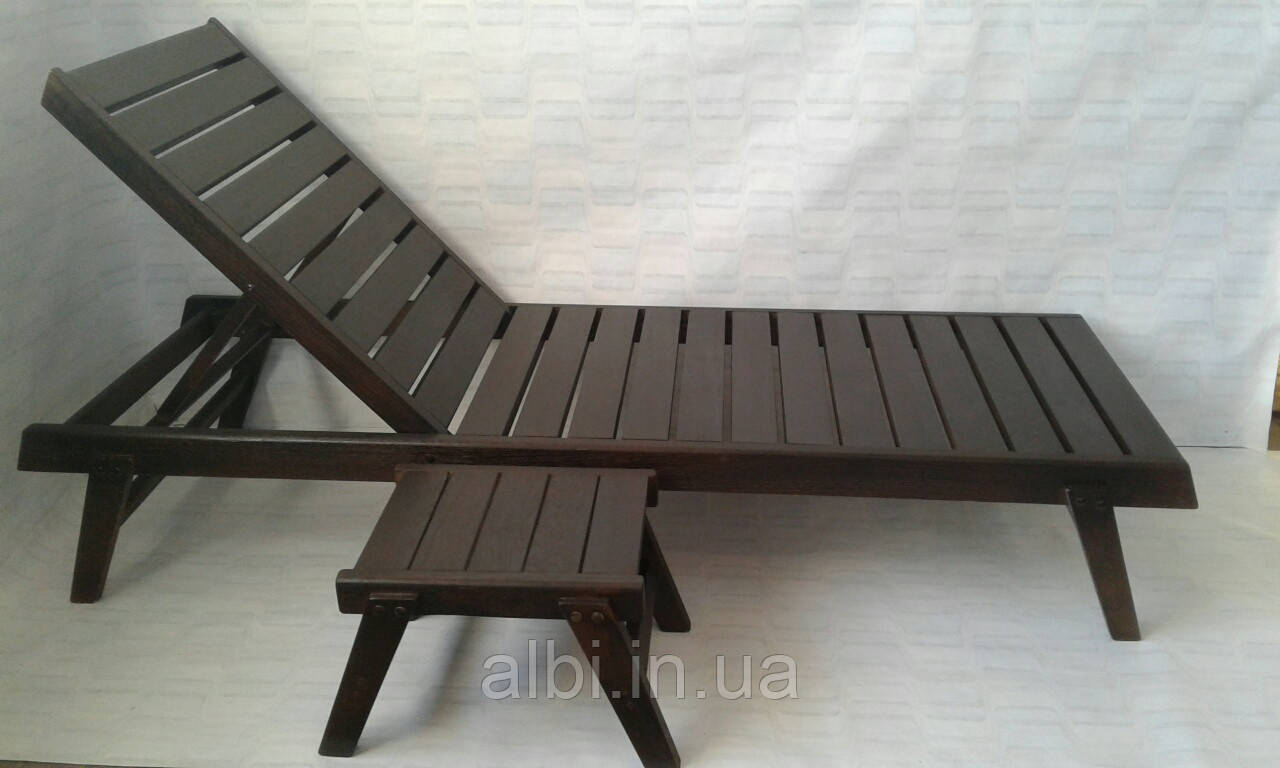 Столик дубовий Мальдіви, дубовий стіл, дерев'яний стіл, стіл для саду, бані, сауни, басейну