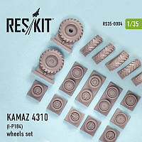 Смоляные колеса для КамАЗ 4310 (ICM) 1/35 RES/KIT 35-0004