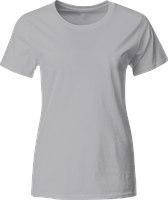 Жіноча футболка для сублімації колір світло-сірий