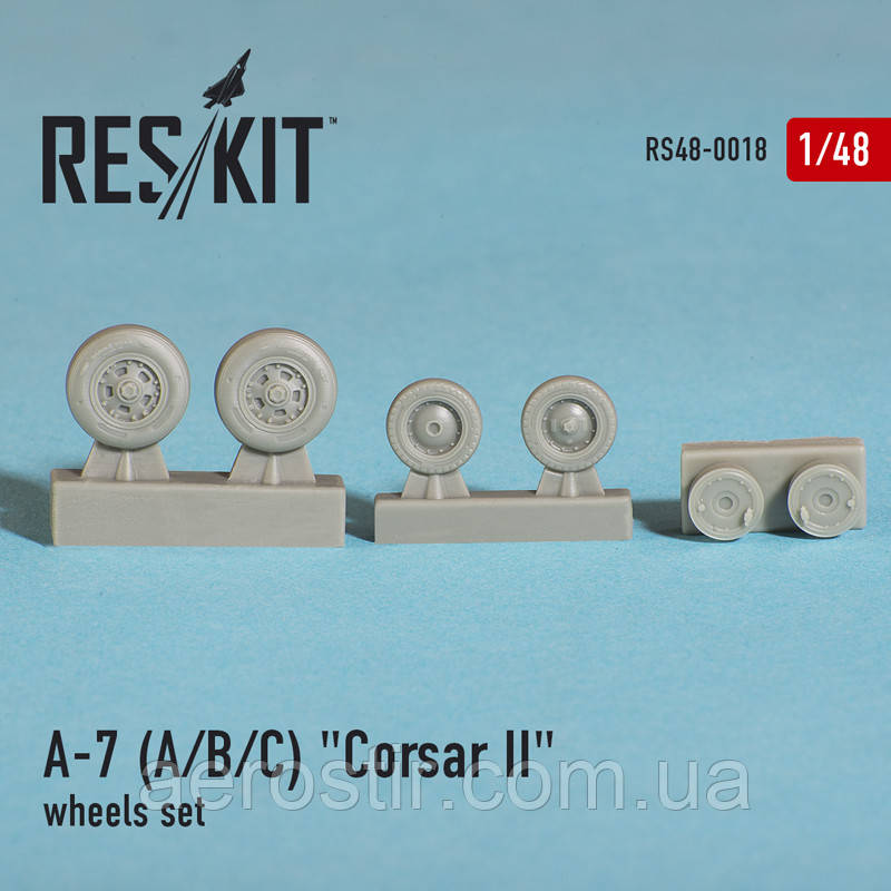 LTV A-7 "Corsair II"A/B/C/E wheels set 1/48 RES/KIT 48-0018
