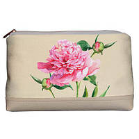 Косметичка дорожня жіноча Lovely Пион 26x15x8 см