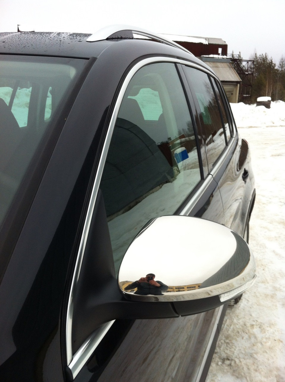 Volkswagen Sharan 10-/Tiguan 08-16/Seat Alhambra 10-/Skoda Yeti 09 - Накладки на дзеркала 2шт