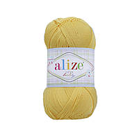 Пряжа для ручного вязания Alize DİVA baby (Ализе дива беби 216 желтый