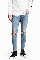 Новые мужские джинсы супер скинни H&M оригинал 100% привезены из Англии