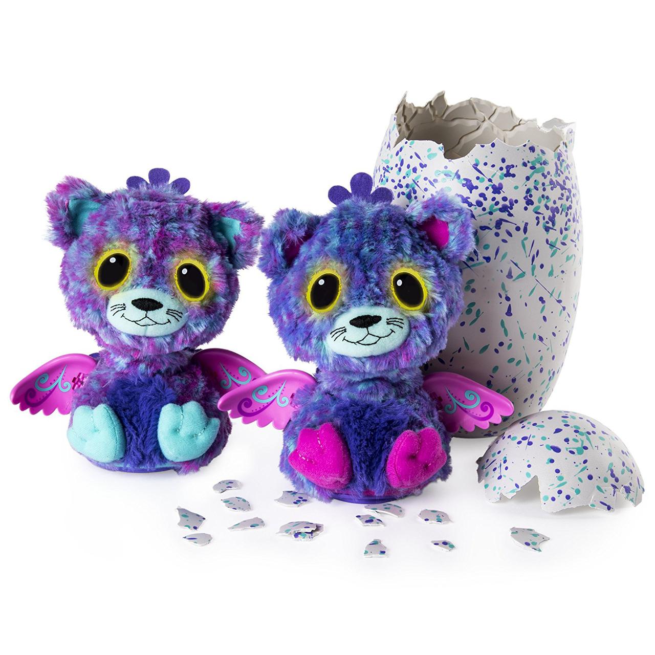 Інтерактивна іграшка Подвійний сюрприз у яйці близнюки кошенята Hatchimals Peacat Twin