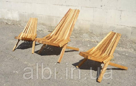 Кентукийський стільчик No1, дерев'яний шезлонг, шезлонг для пляжу, сауни, бані, саду, балкона