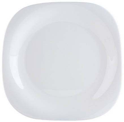 Carine White Тарілка обідня квадратна 26 см Luminarc H5604, фото 1