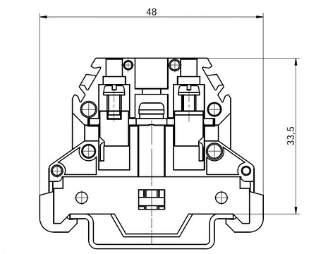 Клемма гвинтова для заземлення RSA PE 4 A жовто-зелена (A531231), фото 3