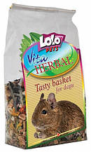 Ласощі для дегу Lolo Рets (Лоло Петс) herbal біо-кошик, 150 г