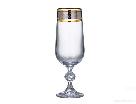 Набір келихів\шампанське Bohemia Claudia180 мл-6 шт. 159148, фото 2